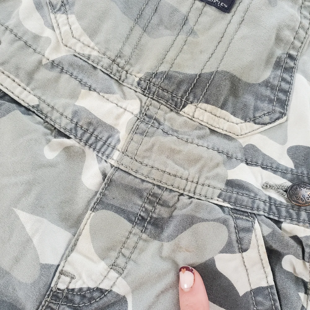 Oshkosh camo shortalls 24 months